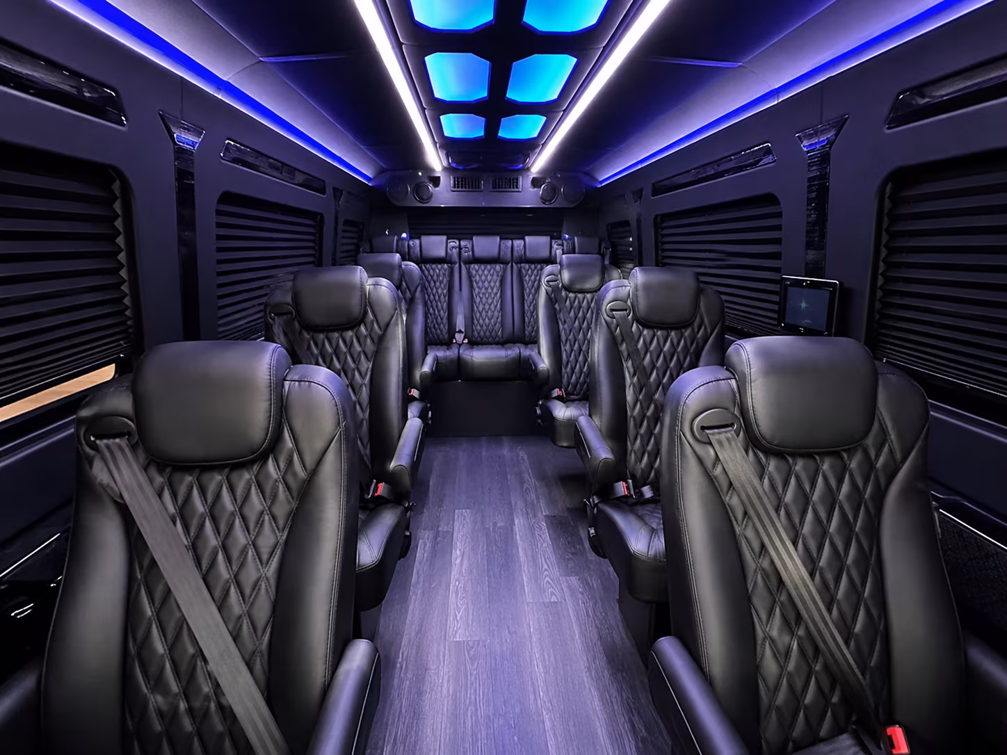 San Antonio Airport Shuttle & Transportation party bus exterior