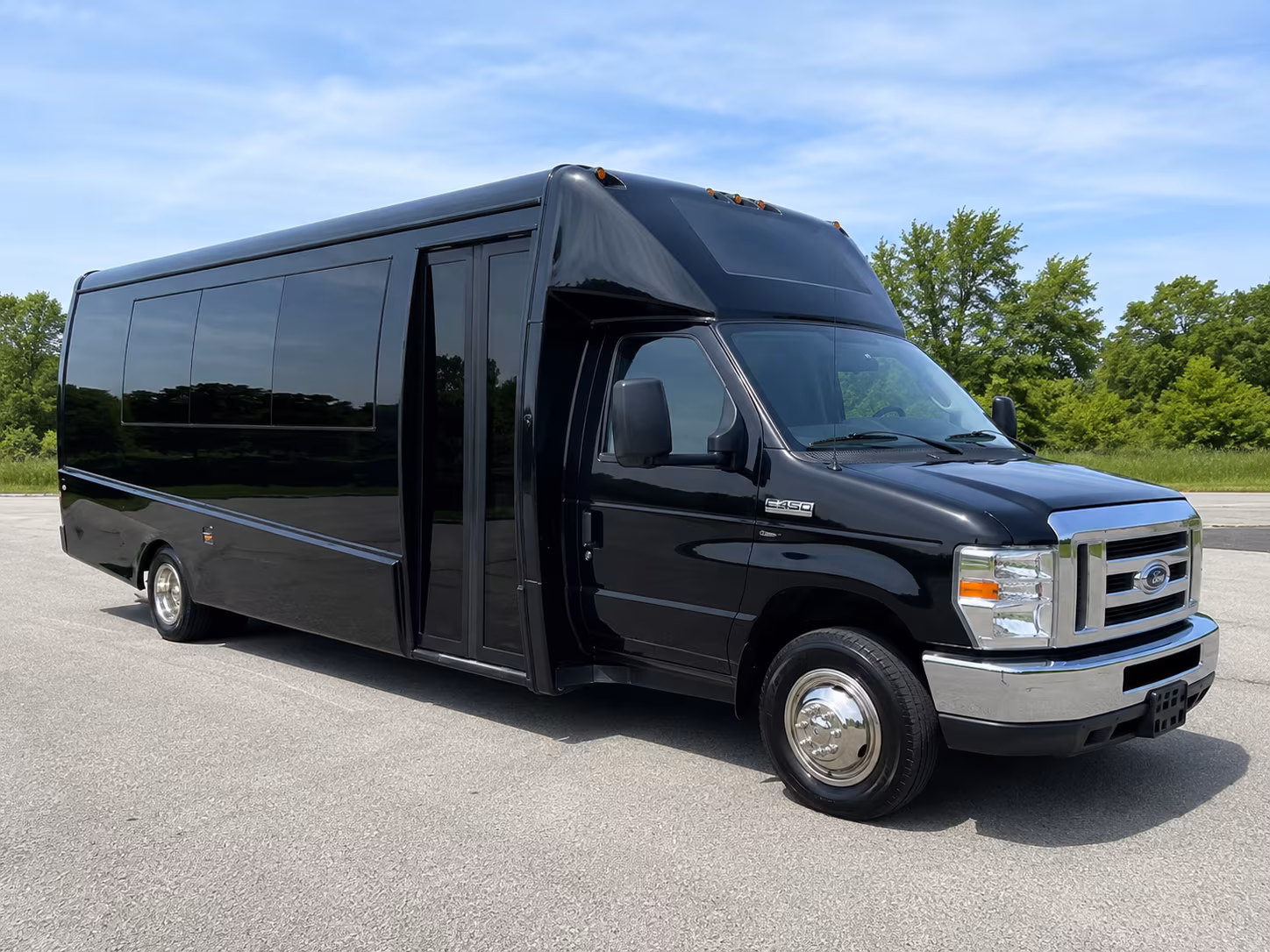 San Antonio Corporate Transportation party bus exterior