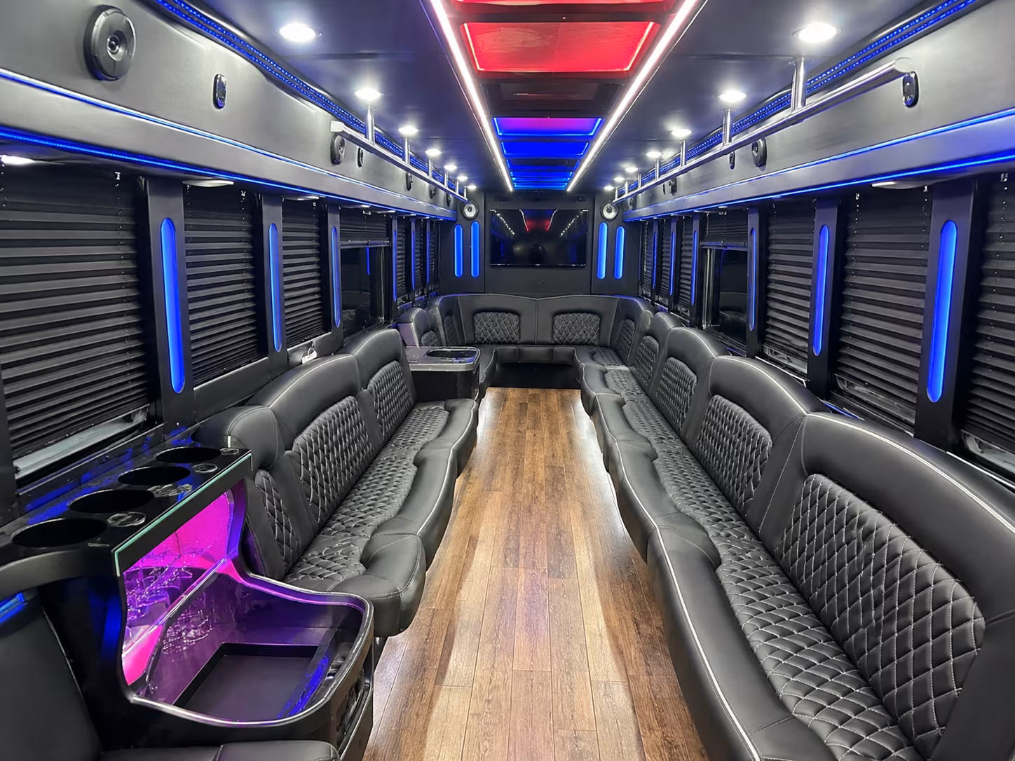 San Antonio Prom & Homecoming Transportation party bus exterior