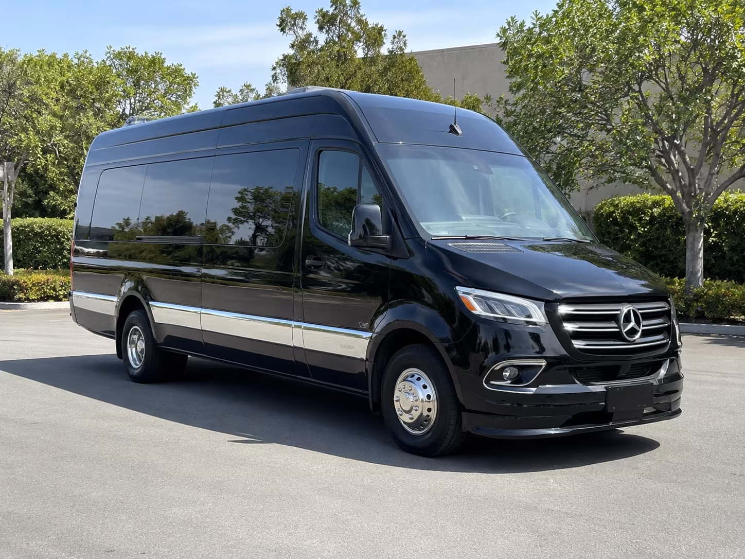 San Antonio School Event Transportation party bus exterior
