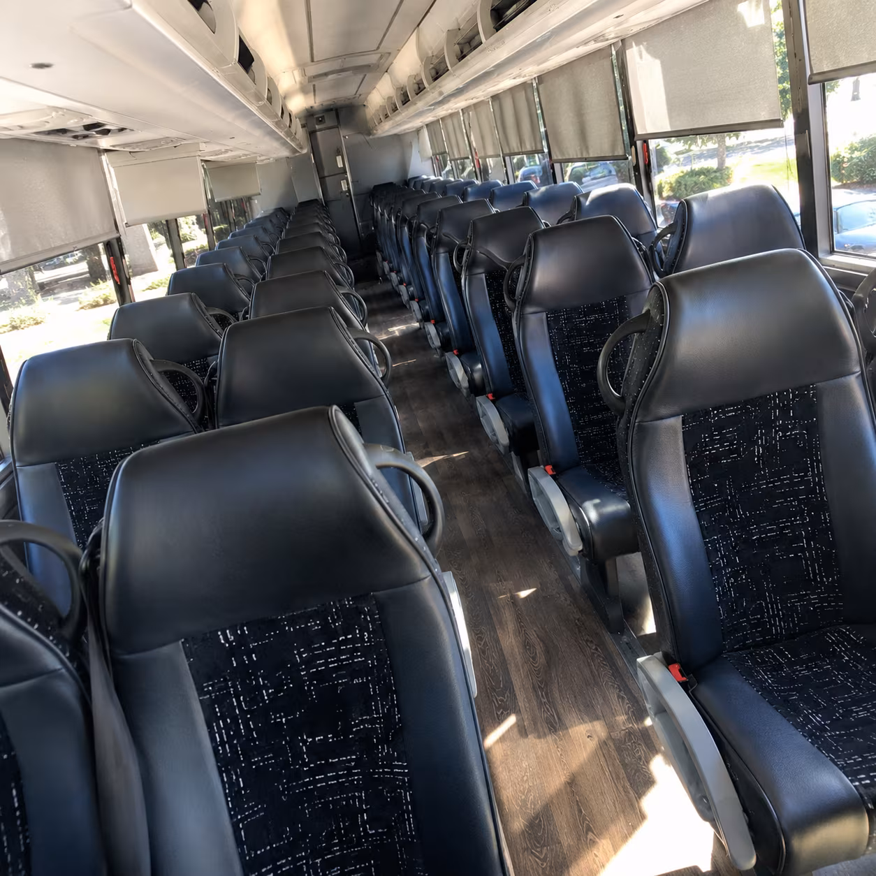 San Antonio School Event Transportation party bus exterior