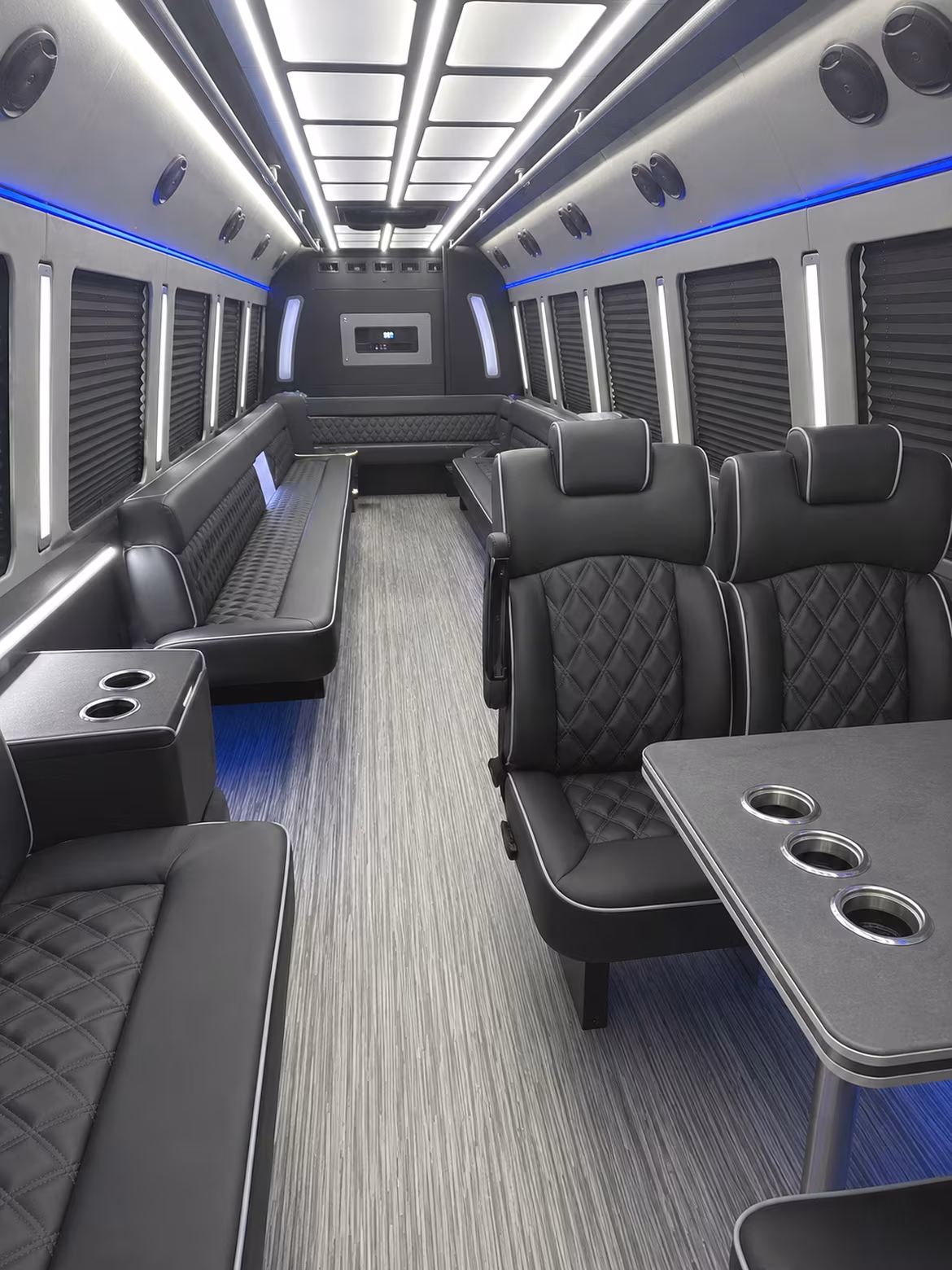 San Antonio Wedding Transportation onboard seating