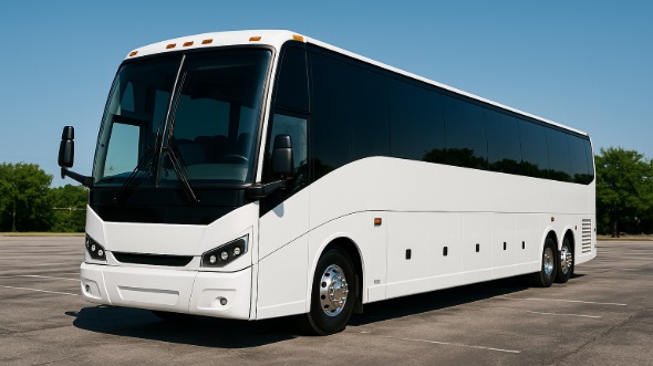 Exterior of Charter Bus Company Austin's 40 Passenger Party Bus in Austin
