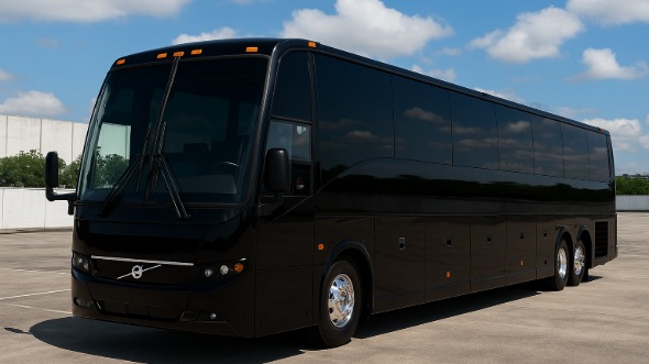 Exterior of San Antonio Party Bus Company's 50 Passenger Party Bus in San Antonio