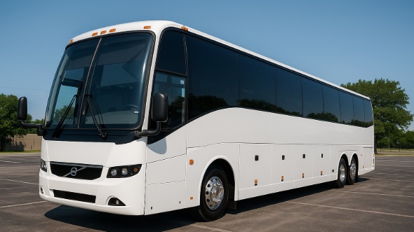 Exterior of Charter Bus Company Waco's 50 Passenger Party Bus in Waco